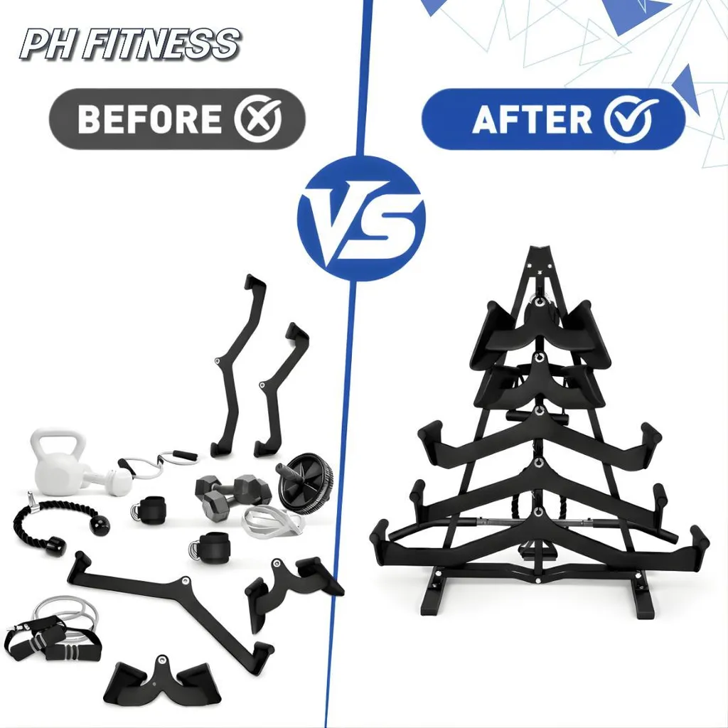 Support Accessoires Fitness Acier Robuste avec Structure Stable en A - 4