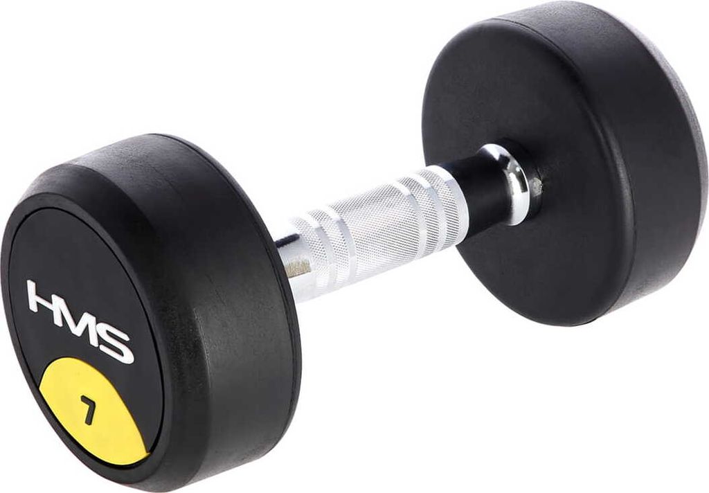 Hg Pro 7 Kg Gummierte Kurzhantel Hms