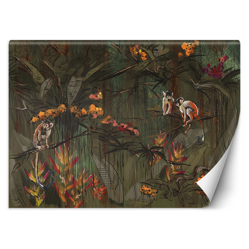 Iris Blumen Abstrakt FOTOTAPETE XXL 400X280 cm VLIES Tapete Wandtapete Wandbilder Wanddekoration Design Wohnzimmer Schlafzimmer Flur Büro Küche T...