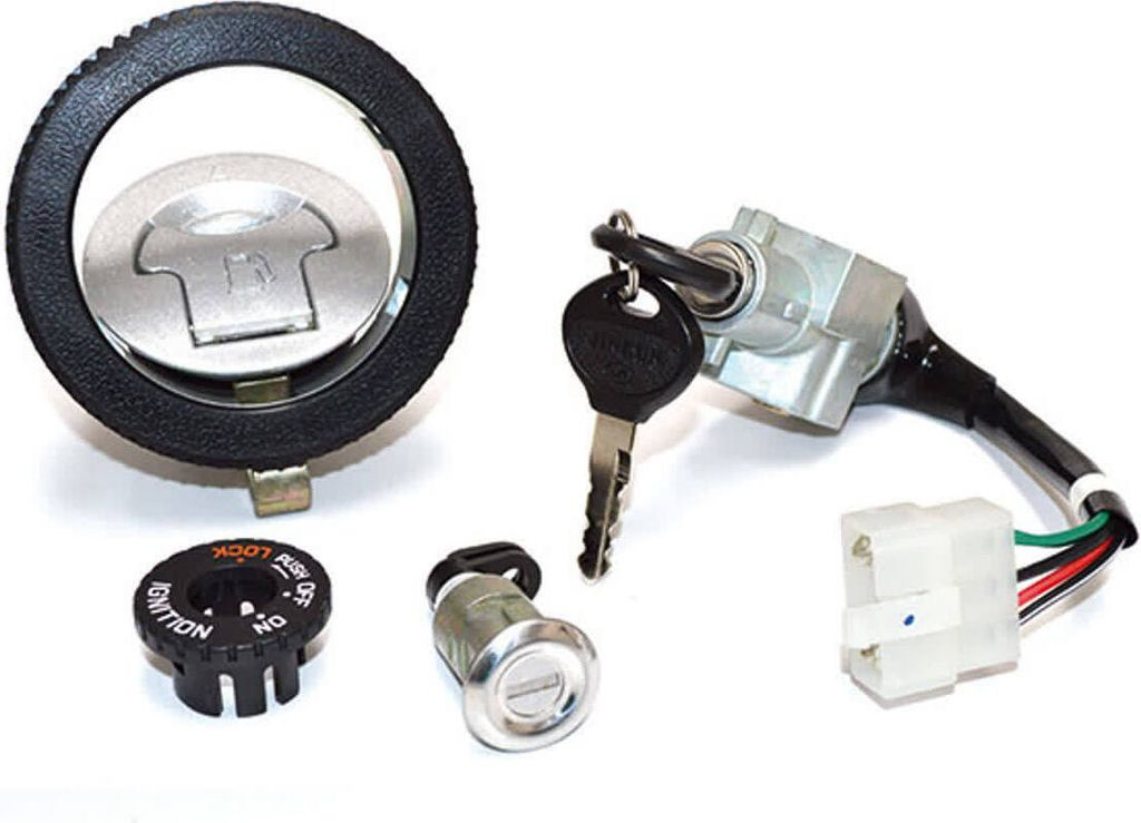 SGR Verriegelungskit für Lenkradschloss Sitz und Kraftstofftankdeckel für KYMCO