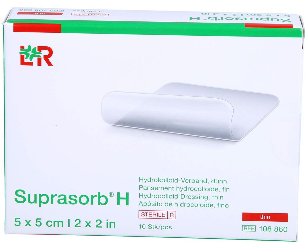 Suprasorb H Hydrokoll.Verb.dünn 5x5 cm 10 St