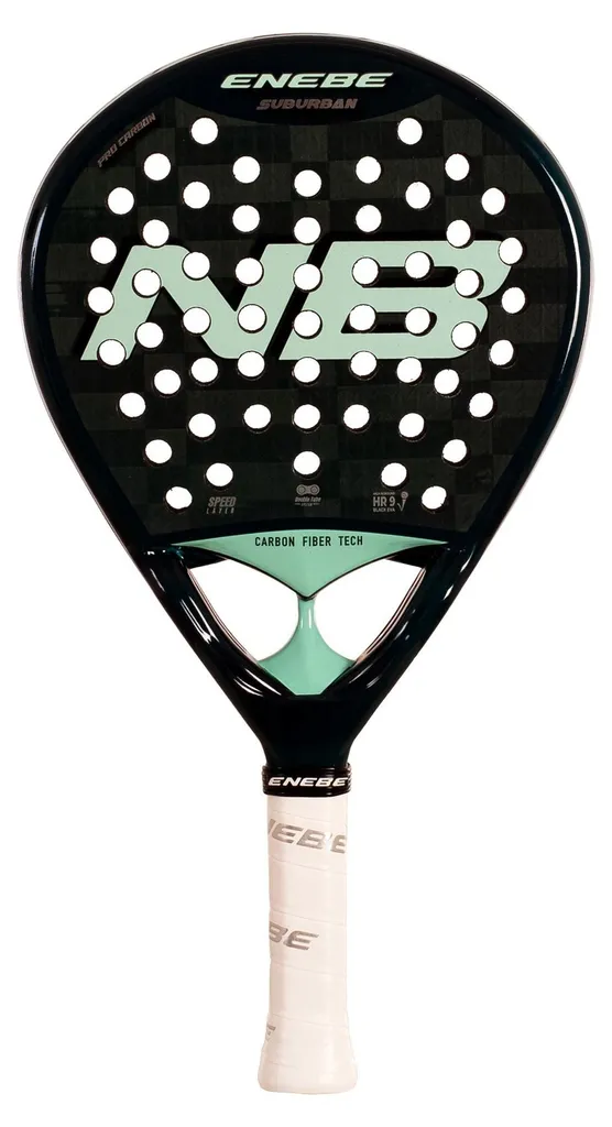 Raquette de Padel Enebe Suburban Green 12k - Performance Carbone Pro