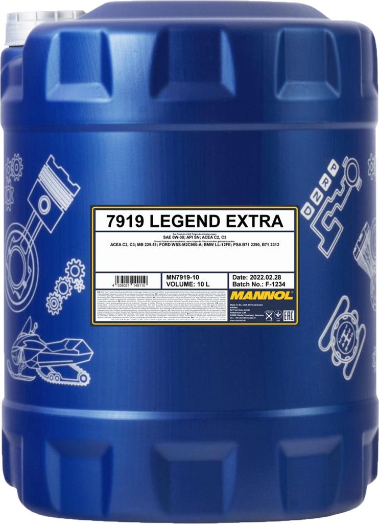 MANNOL Legend Extra 0W-30, 10L Produktbild 