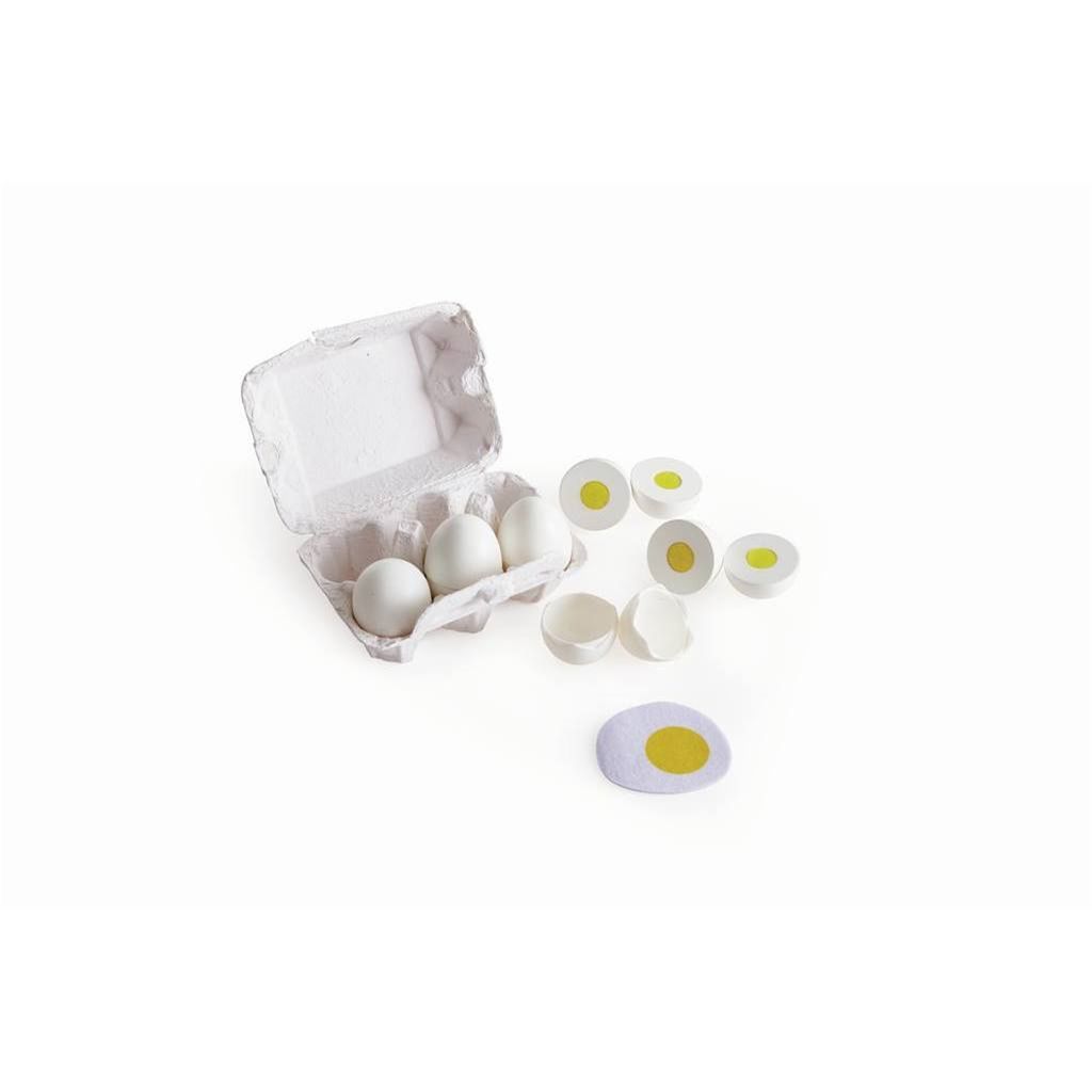 Hape Boîte à œufs Jouet éducatif réaliste Jouet de cuisine Image du produit 