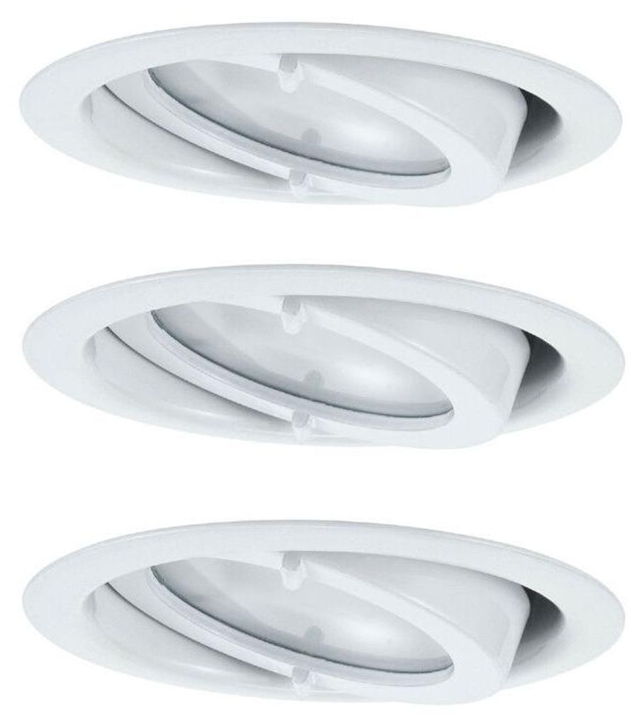 3 X Paulmann Meuble Lampes Encastrées Set Pivotant Micro Image du produit 