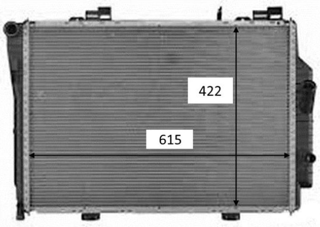 NRF 58489 Kühler Wasserkühler Motorkühler passend für Produktbild 