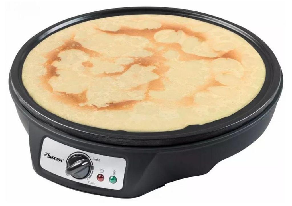 Crepiera da 30 cm, 1000 w, nera Bestron ASW602Z Immagine del prodotto 