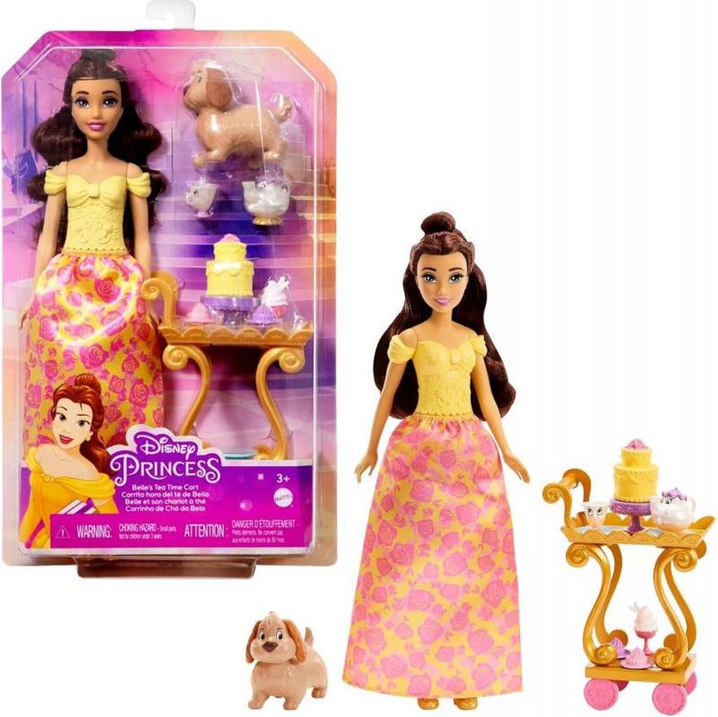 Disney Princess Belle mit Teewagen