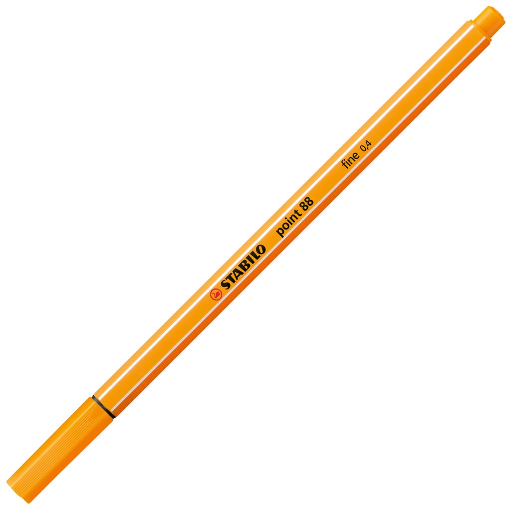 Fineliner - STABILO point 88 - Einzelstift - orange Produktbild 