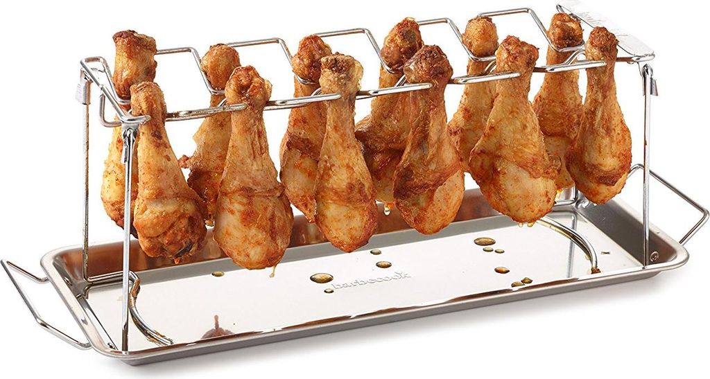 Barbecook-Gestell für 12 Hähnchenkeulen