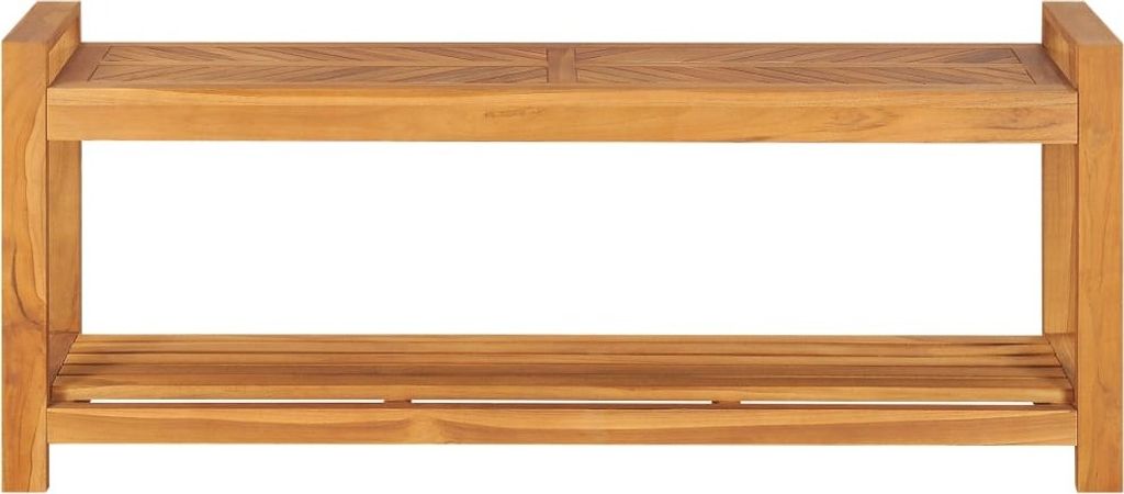 vidaXL Banc 120 cm bois massif teck Image du produit 