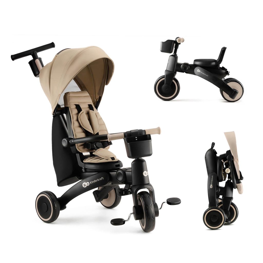 Kinderkraft JAZZ 2 – 6in1 Dreirad ab 9 Monaten, klappbar, Produktbild 