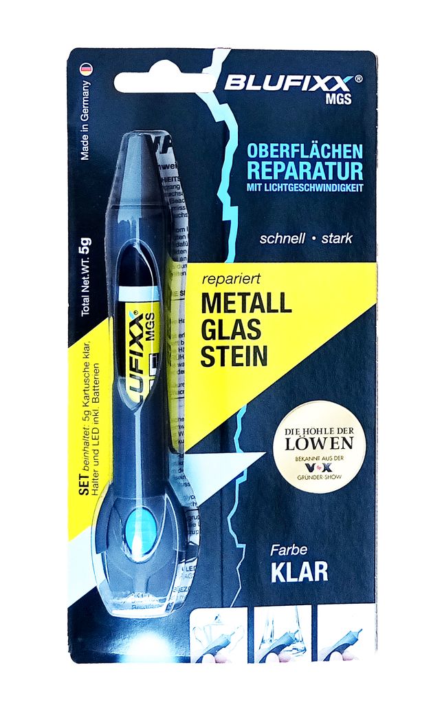 REPARATURSTIFT mit UV LED Klar 5g Lichthärtendes Gel Produktbild 