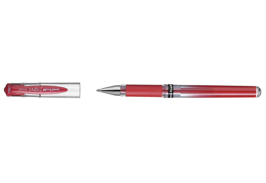 UNIBALL Gelroller SIGNO UM-153 rot met 665515