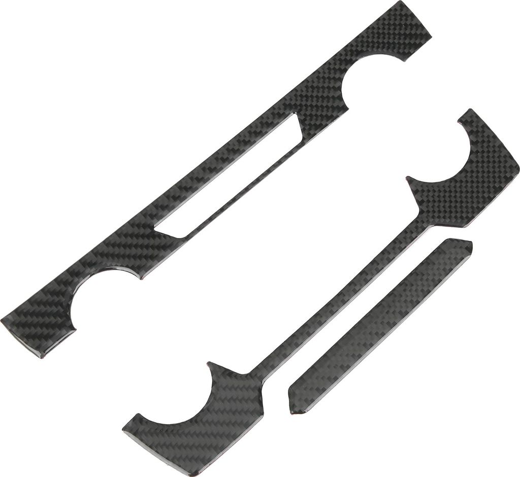 Mittelkonsolen-CD-Panel-Zierabdeckung, Kohlefaser-Dekoration, passend für Honda CRV 2016–2019