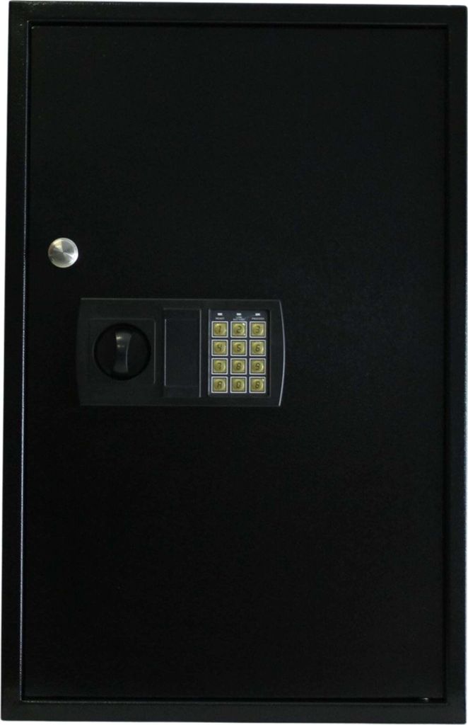 Schlüsselschrank Schlüsselkasten Schlüsseltresor Safe Tresor ele. 108 Haken K3 schwarz