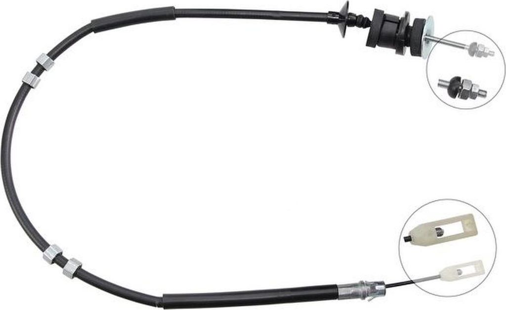 Seilzug Kupplungsbetätigung 1.045 mm A.B.S. für CITROËN SAXO