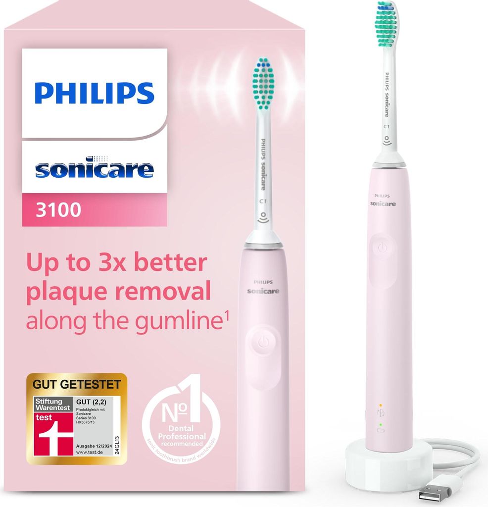 Philips 3100 series HX3671/11 Elektrische Schallzahnbürste Produktbild 