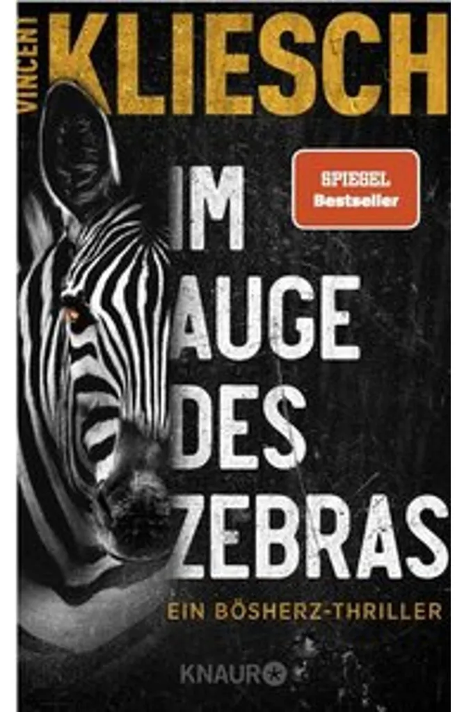 Livre pour apprendre l'allemand Im Auge des Zebras Vincent Kliesch