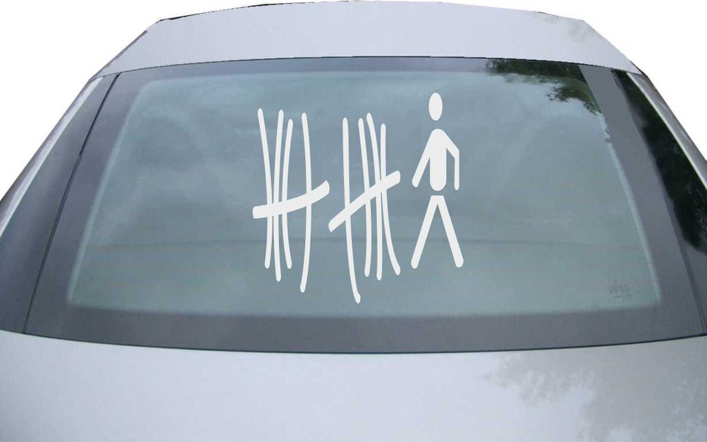 Indigos UG - Aufkleber Heckscheibe & Motorklappe DE6105 - silber - 600x599 mm - human mathematics - Auto Scheiben Fenster Heckklappe Tuning Racing ...