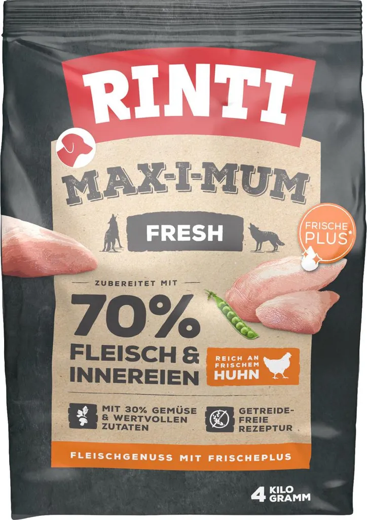 Crocchette Rinti MAX-I-MUM Max-i-mum Pollo 4 kg