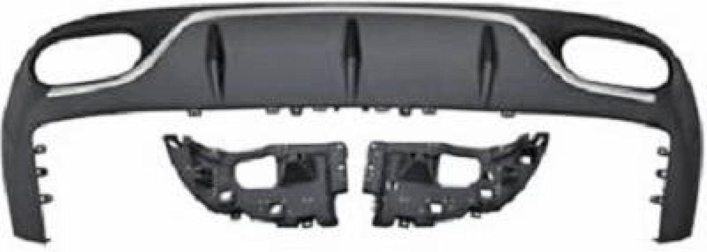 DIEDERICHS Heckdiffusor Heck-Diffusor 1627258 Hinten passend für MERCEDES-BENZ E-Klasse Coupe (C238)