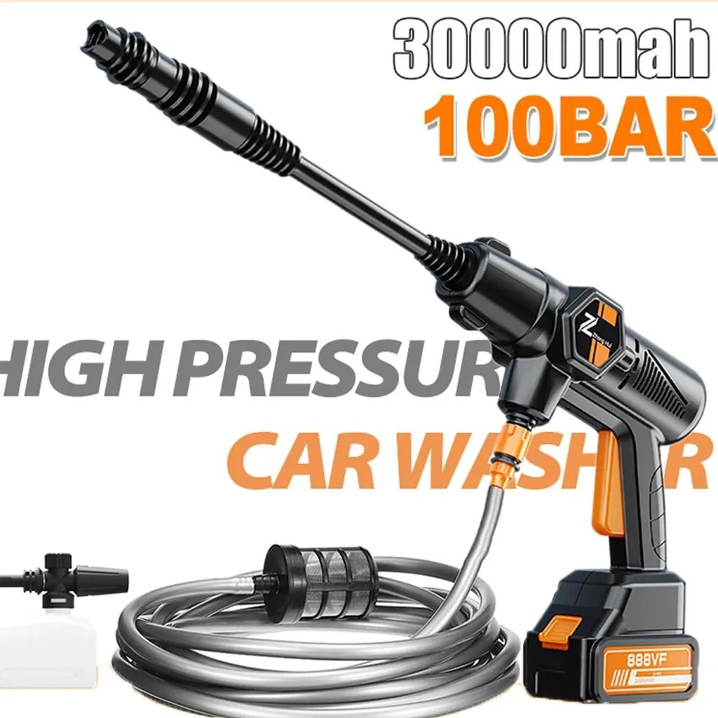 Nettoyeur haute pression portatif pour voiture et terrasse 100 bar