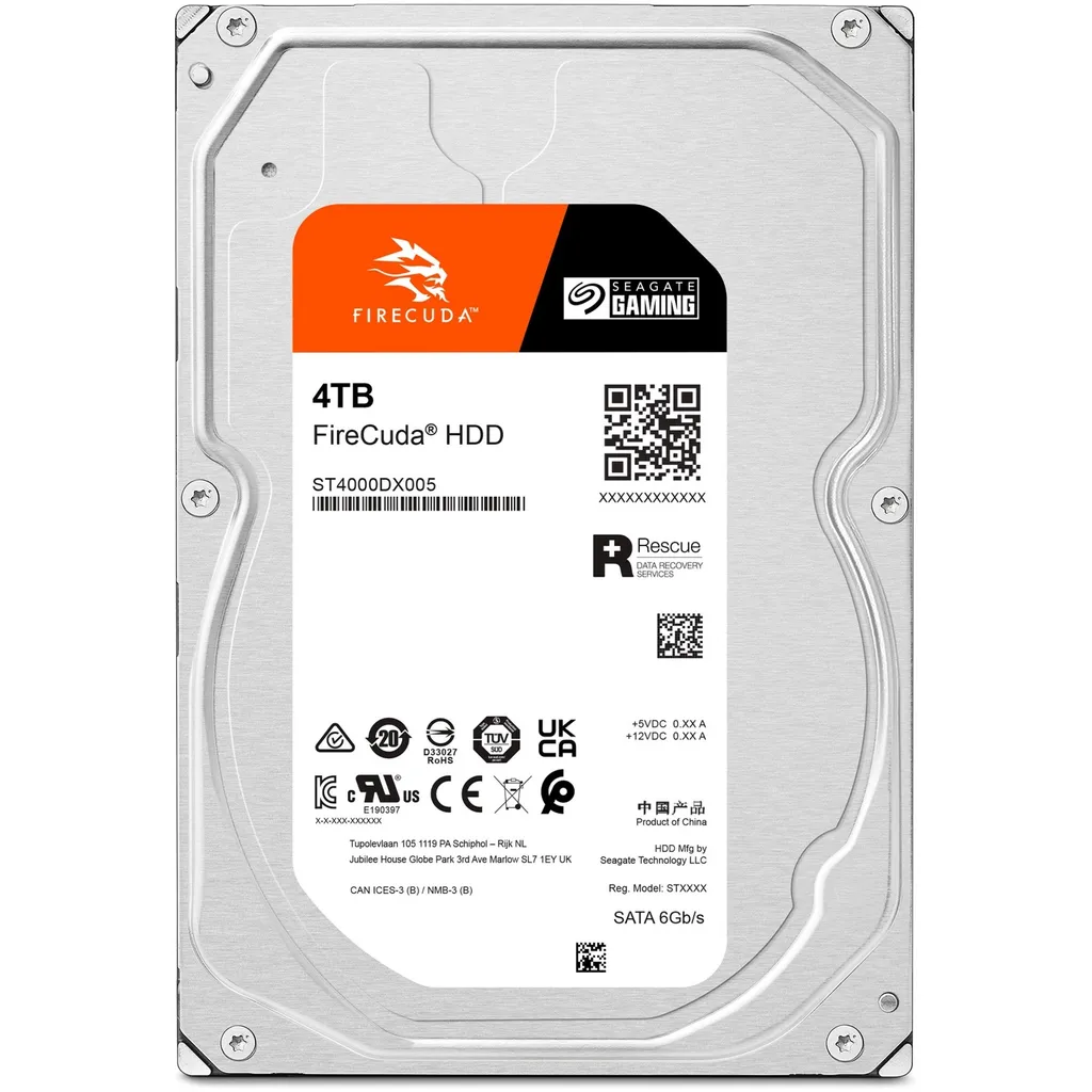 HDD Seagate FireCuda 4 TB 7200 RPM 256 MB Cache Haute Performance