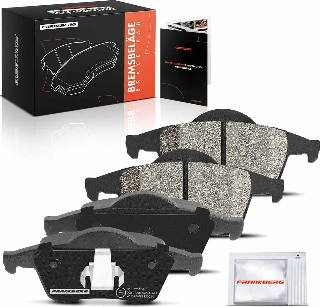 Jeu de 4 plaquettes de frein arrière pour Volvo S60 S80 V70 1997-2010
