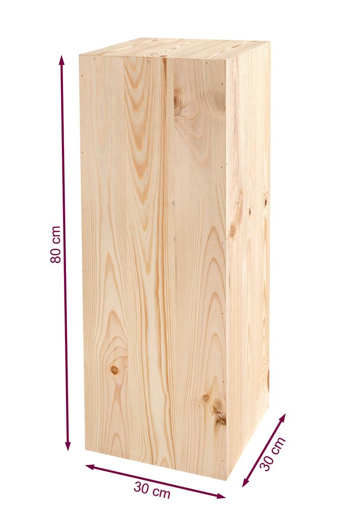 Portapiante in legno 80x30x30 cm - Portafiori fai da te da Immagine del prodotto 