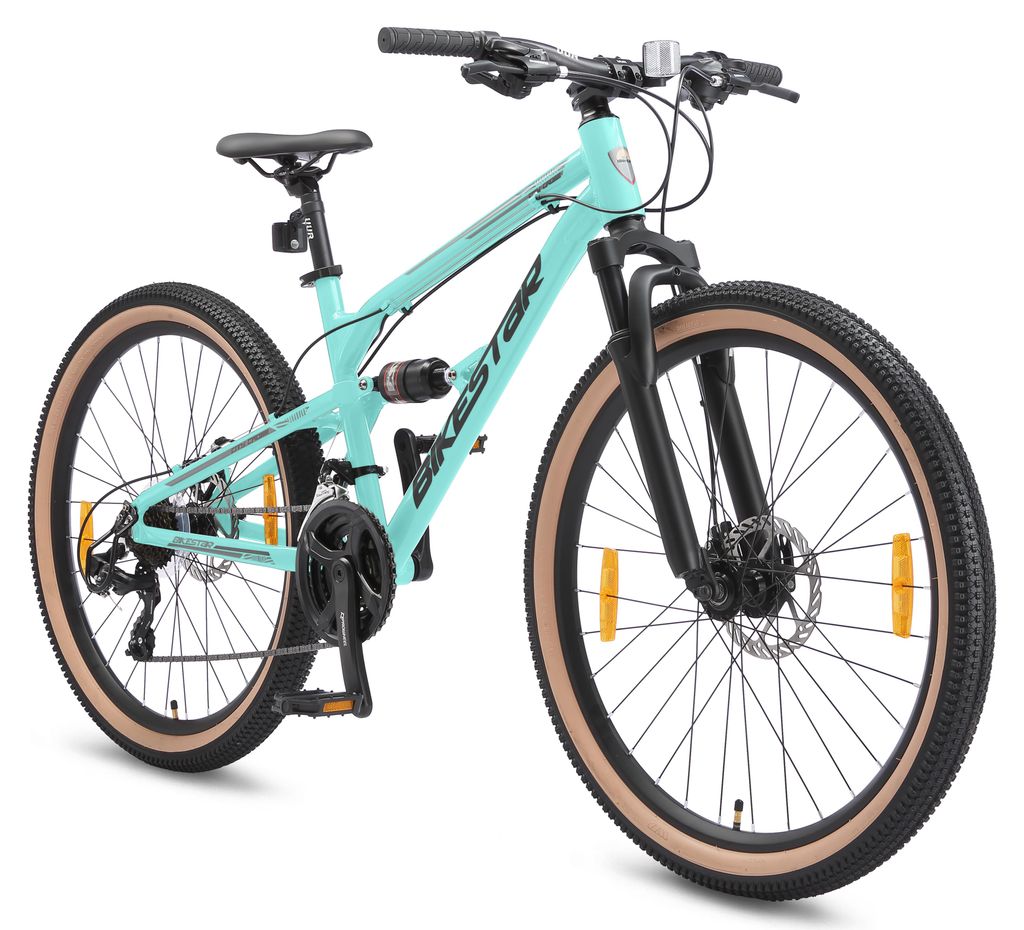 BIKESTAR Vollgefedert Aluminium Mountainbike 26 Zoll, 21 Produktbild 