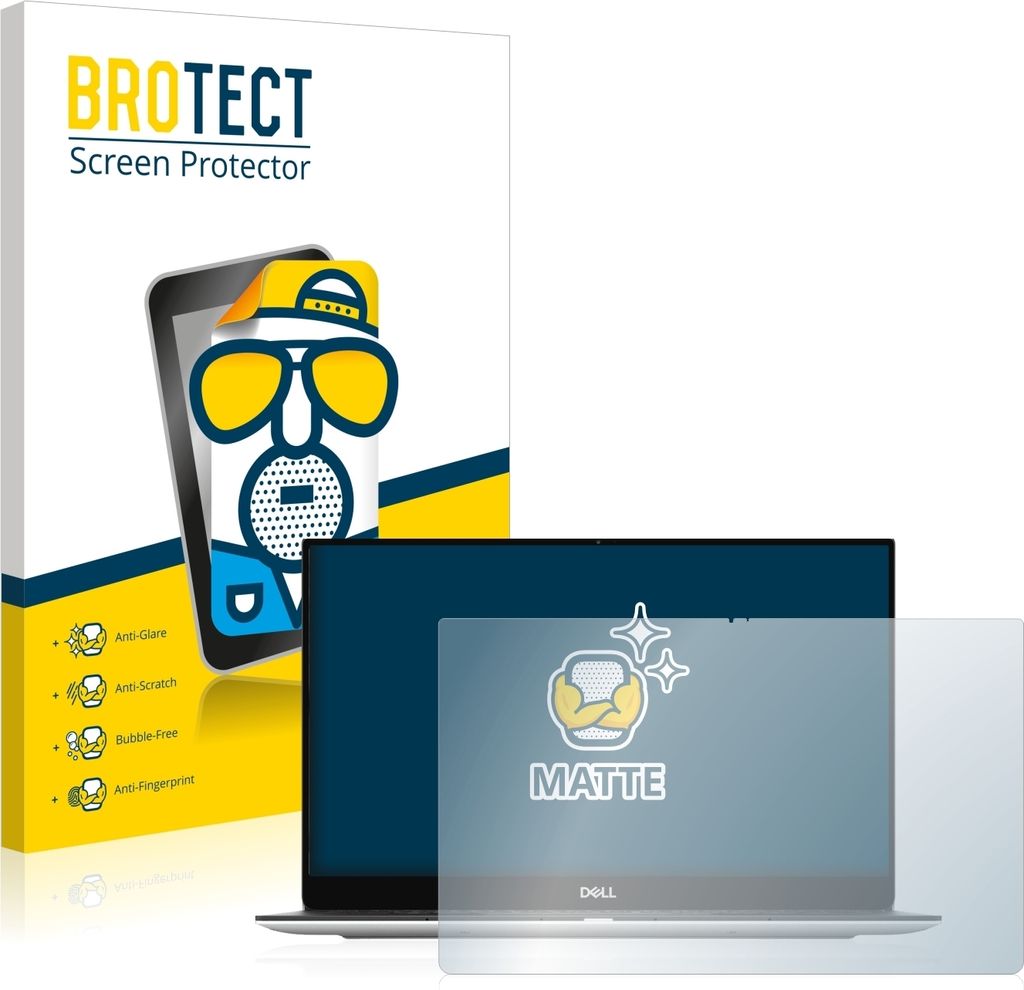 BROTECT Schutzfolie für Dell XPS 13 9305 Touch Displayschutz Displayschutzfolie Folie Matt Entspiegelungsfolie
