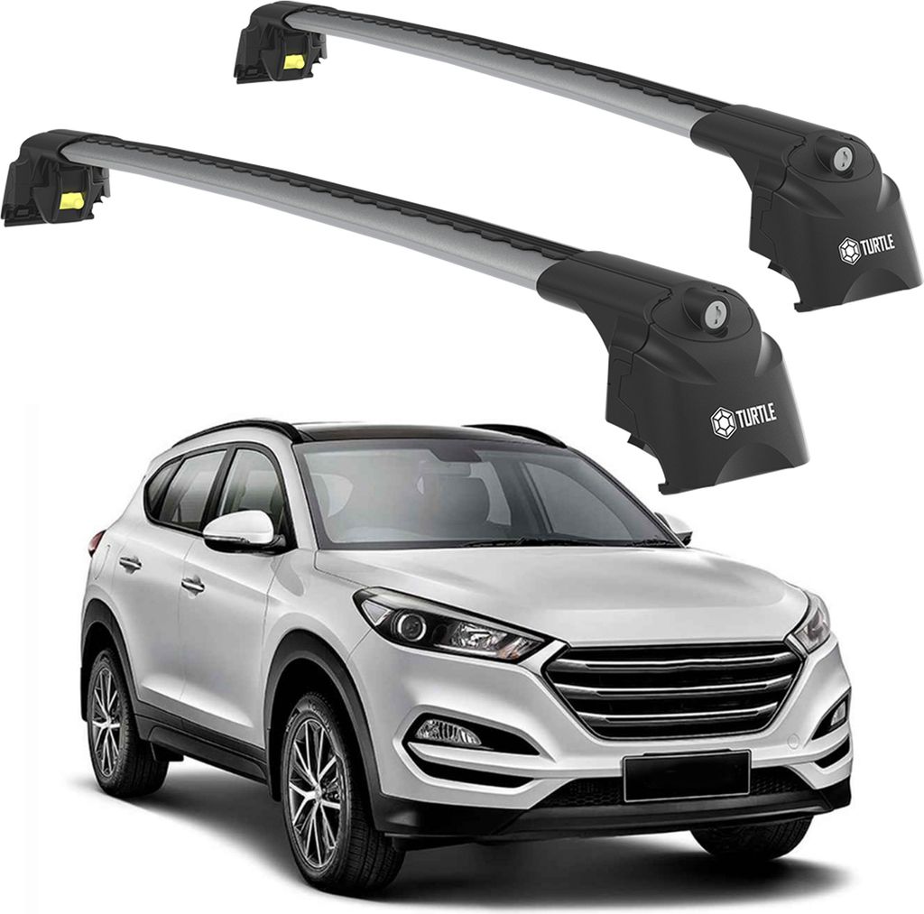 TURTLE STŘEŠNÍ NOSIČ AIR-2 , Silver HYUNDAI TUCSON TL 2016 Obrázek produktu 