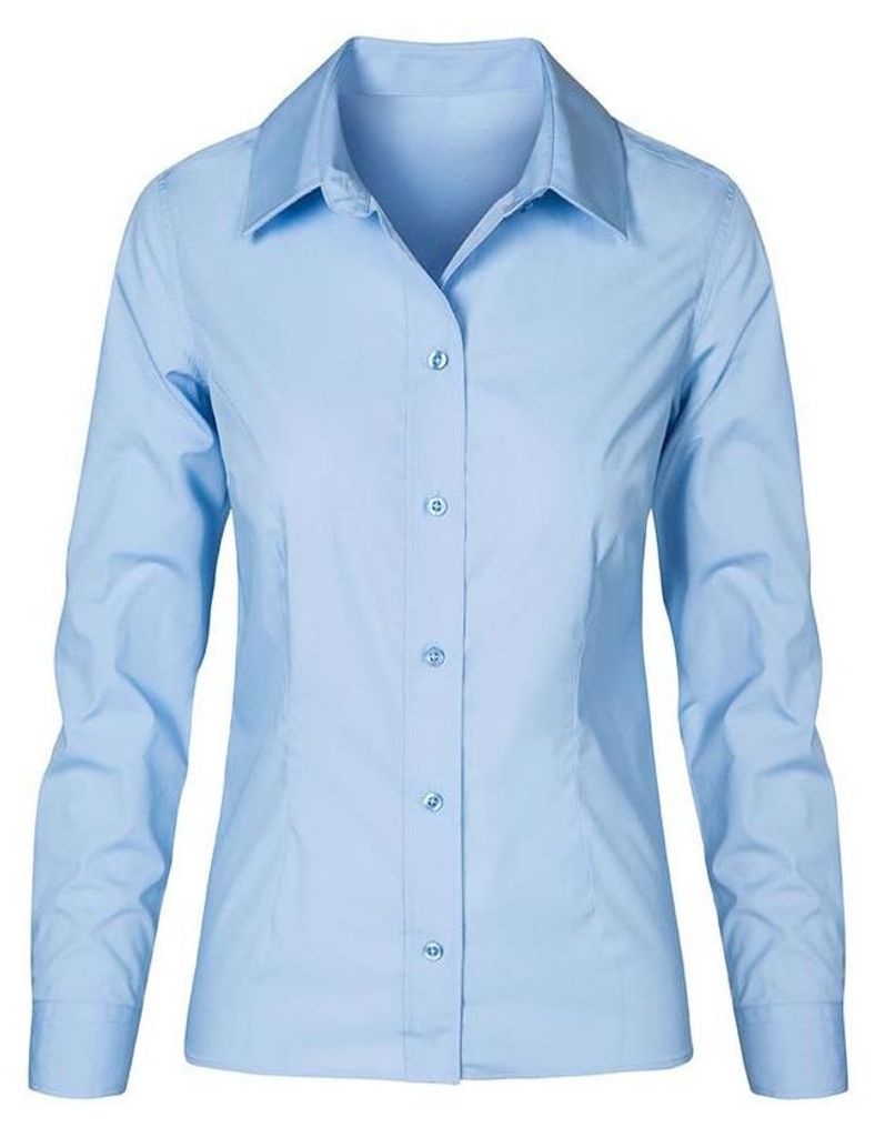 Promodoro - Hemd für Damen Langärmlig LT3045 (S) (Hellblau)