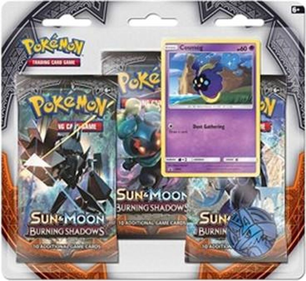 Pokemon Burning Shadows: Cosmog 3-Pack Blister