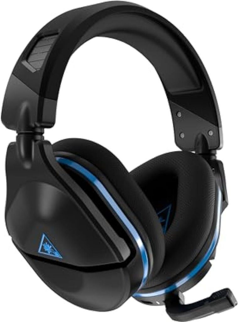 Stealth 600 Gen 2 Max Schwarz Multiplattform Kabelloses Gaming Headset mit 48+ Stunden Akkulaufzeit für PS5, PS4 und PC