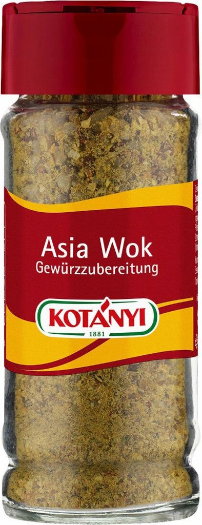 Kotanyi Asia Wok Gewürzzubereitung feinste Gewürze und Produktbild 