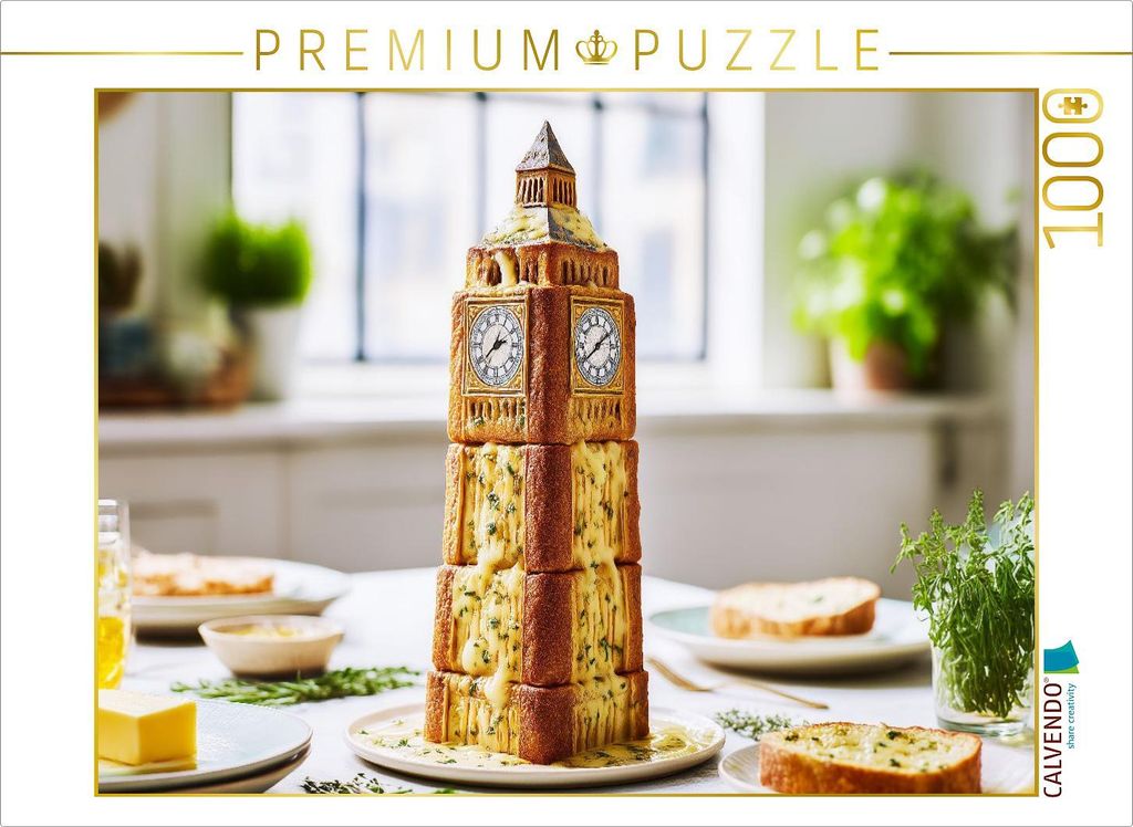 CALVENDO Puzzle Big Ben in London, Großbritannien | 1000 Teile Lege-Größe 64x48cm Foto-Puzzle für glückliche Stunden