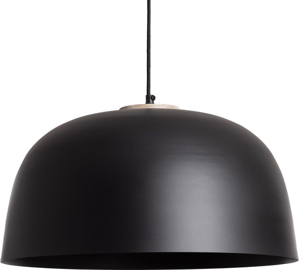 LED Pendelleuchte aus Metall Nagama Schwarz