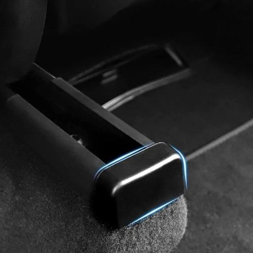 Évitez les chocs sur vos rails de siège Tesla avec ces caches ABS noirs
