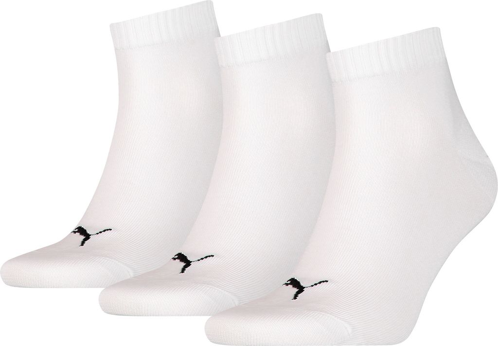 Puma Uni Quarter Plain 3P White White 47-50