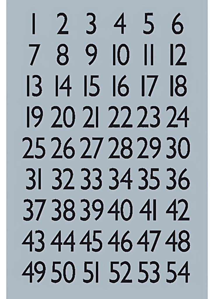10x 100 lepicích čísel HERMA 4134 1-100 Obrázek produktu 