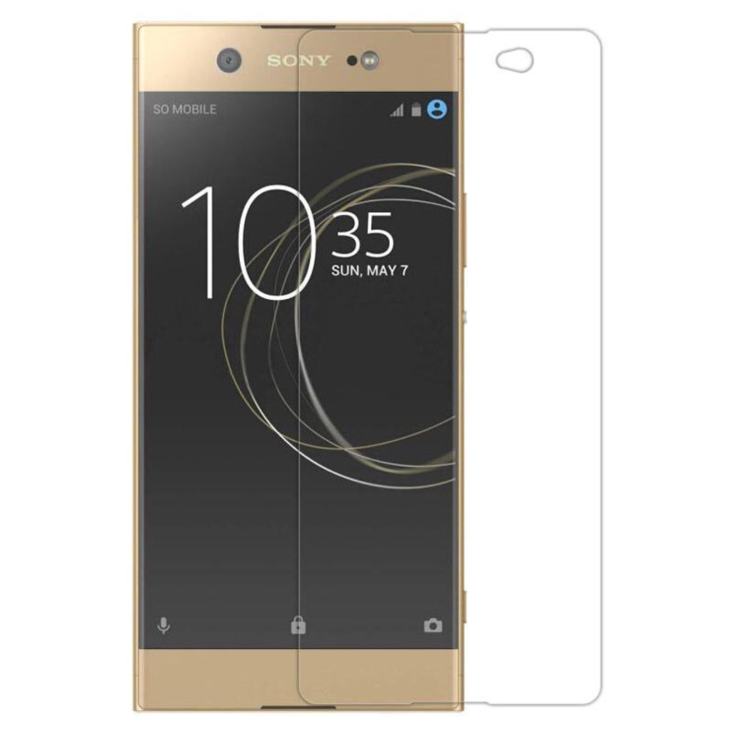 Hochwertiges gehärtetes 9H-Glas fürSony Xperia XA1 Ultra - Durchscheinend KP26620