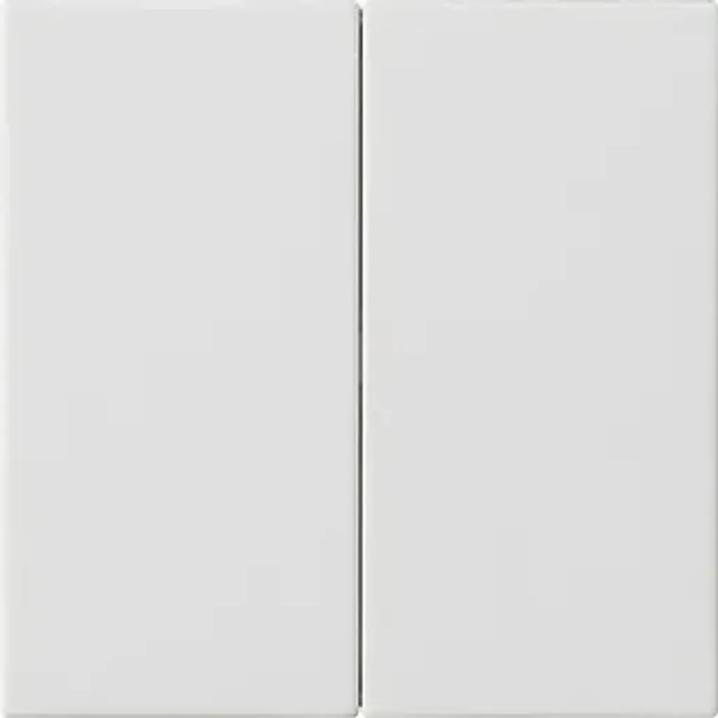 Double Bascule pour Interrupteur Gira Système 55 Blanc Pur Mat 537027