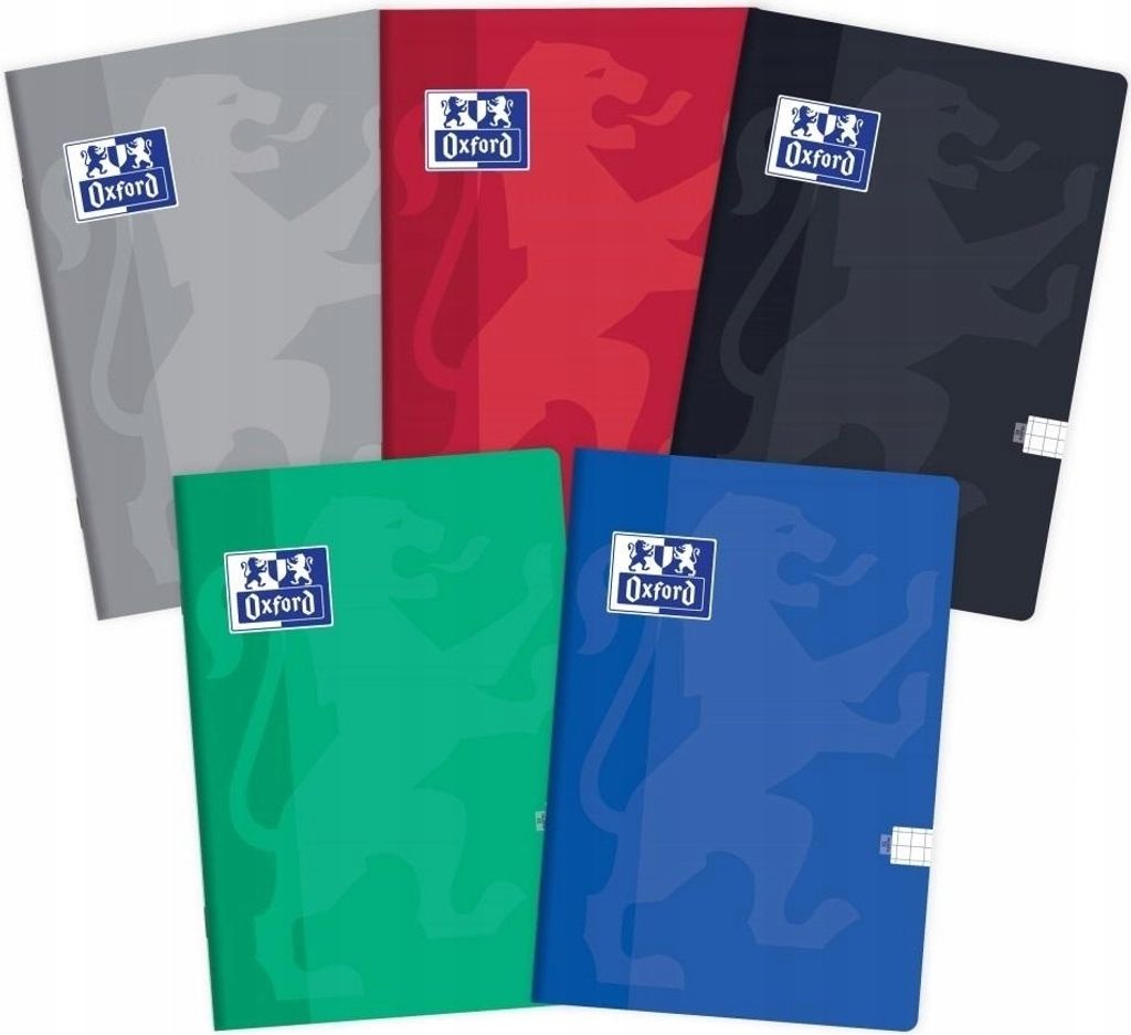 OXFORD Notebook A5/80K Plain Esse (5 exemplaires) Image du produit 