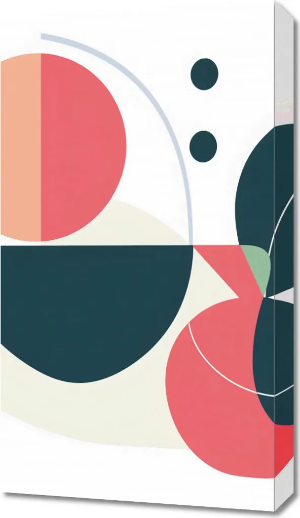 Habillez vos Murs Vides : Tableau Symphonie des Visions 40x70 cm Elégant