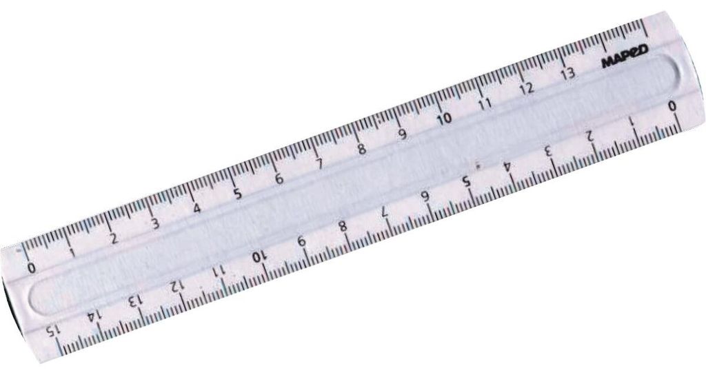 Maped Klassik Lineal Kunststoff 15cm, 1 Stück Produktbild 