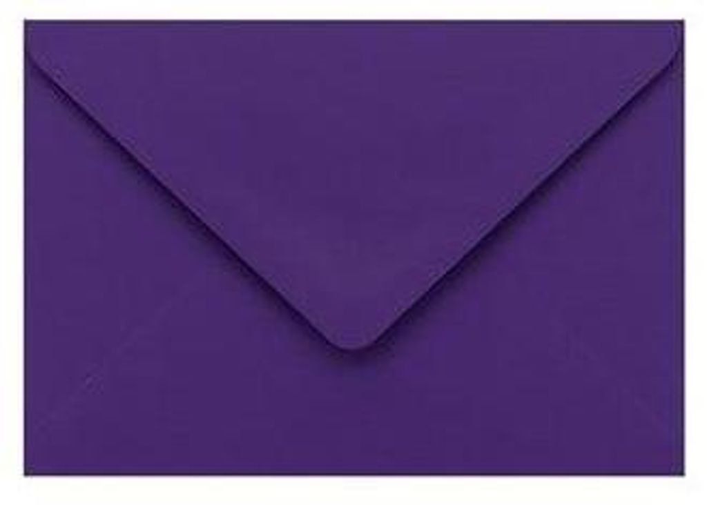 Dekorative Umschläge B6 Violett 120 g 50 Stück – für Briefe Produktbild 