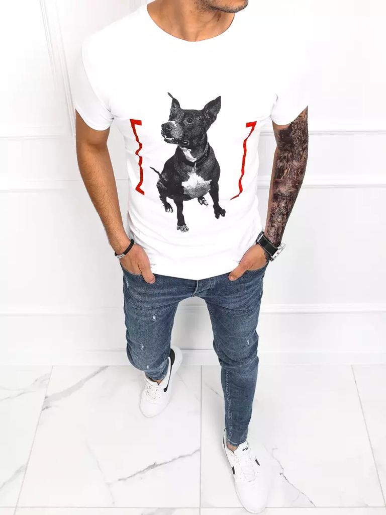 Dstreet Herren T-Shirt mit Aufdruck Tarrabool weiß XL Produktbild 