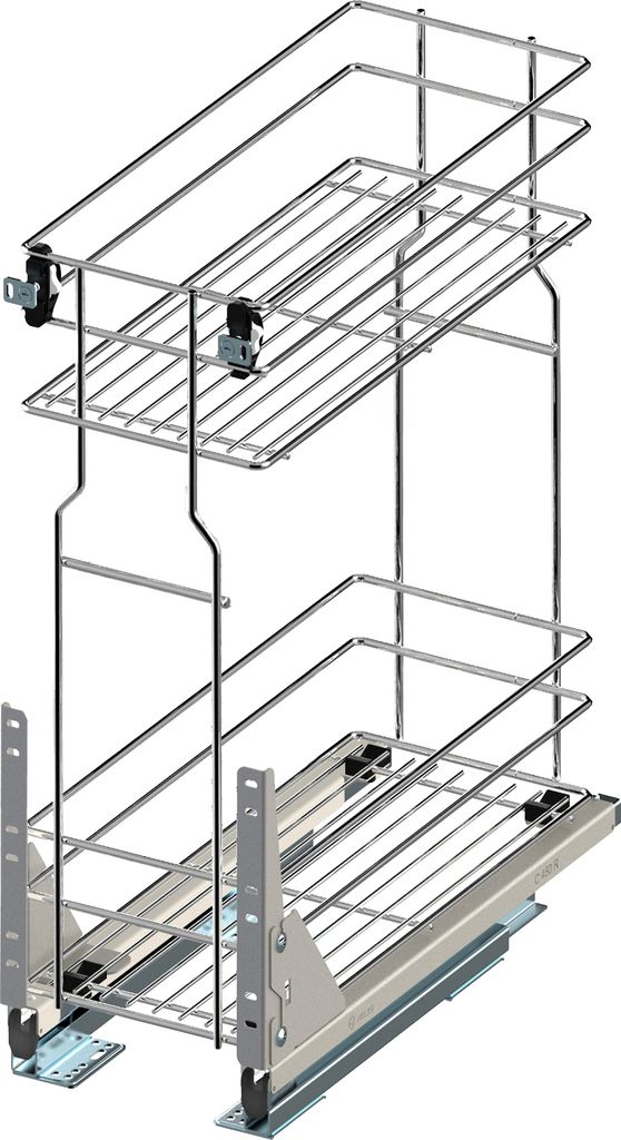Unterschrankauszug Küchenauszug Schrankauszug mit Bodenschiene 30 cm